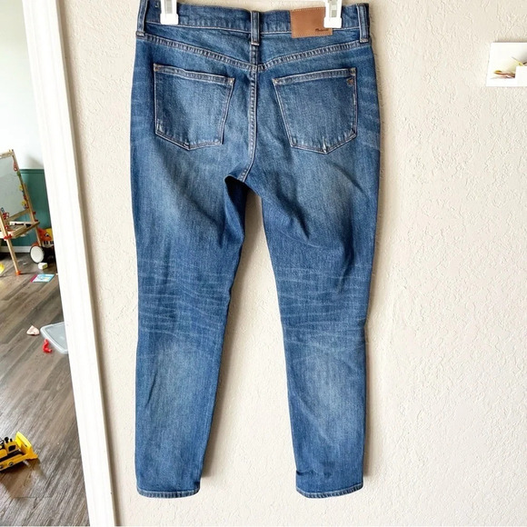 MADEWELL The Slim Boyjean Rip & Repair Edition in Brinville 25 F6240 - Picture 3 of 9